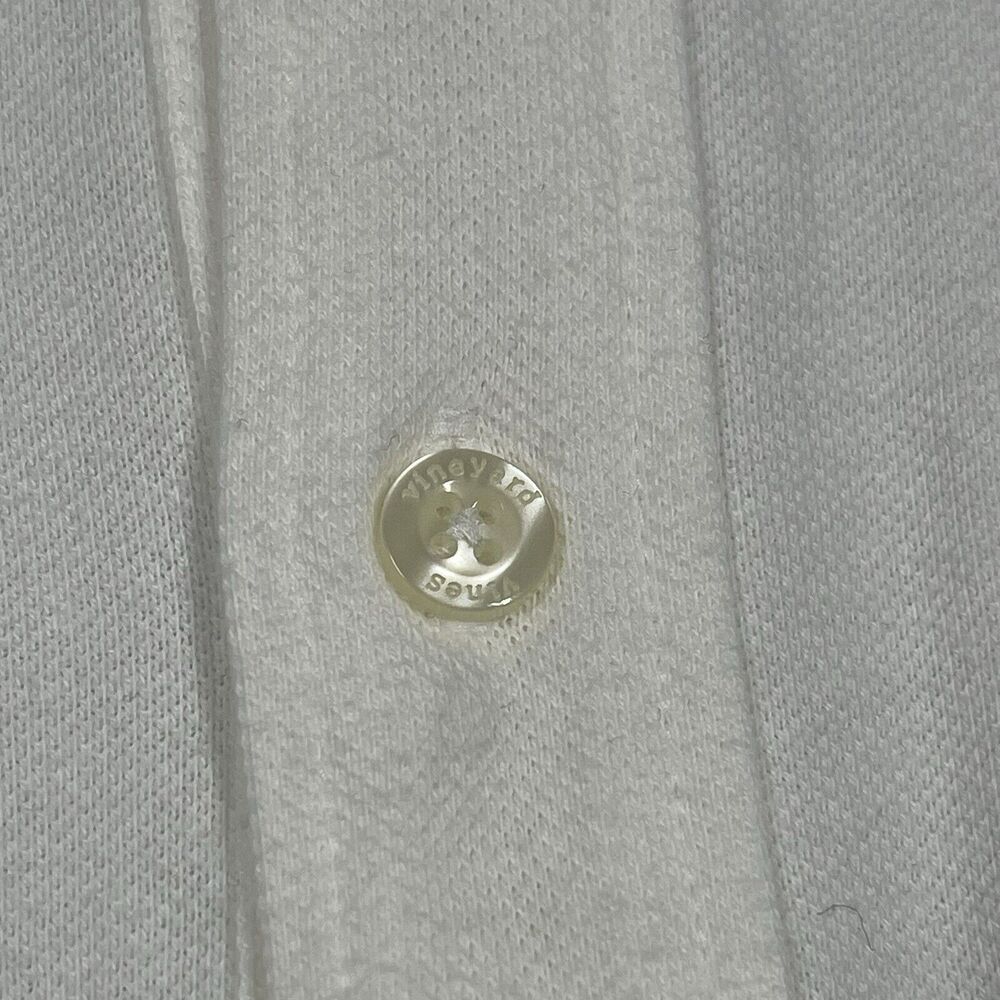 Vineyard Vines Shirt Mens Small White Surfside Pique Shirt Long Sleeve Button Up - Picture 6 of 13